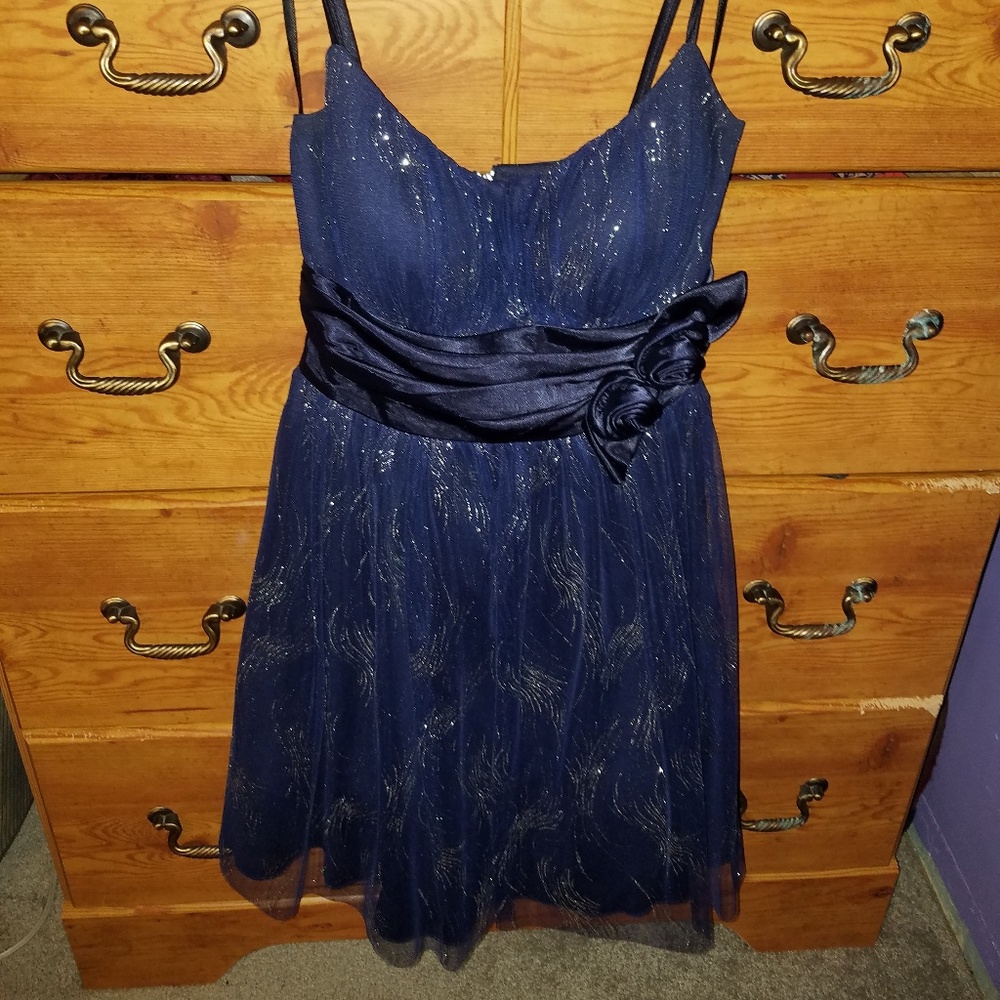 Midnight Blue Party Dress